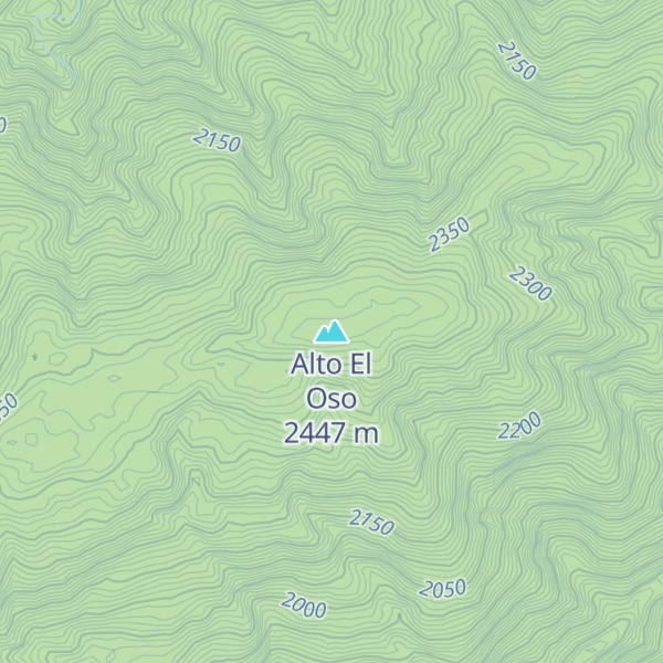 Map of Alto El Oso