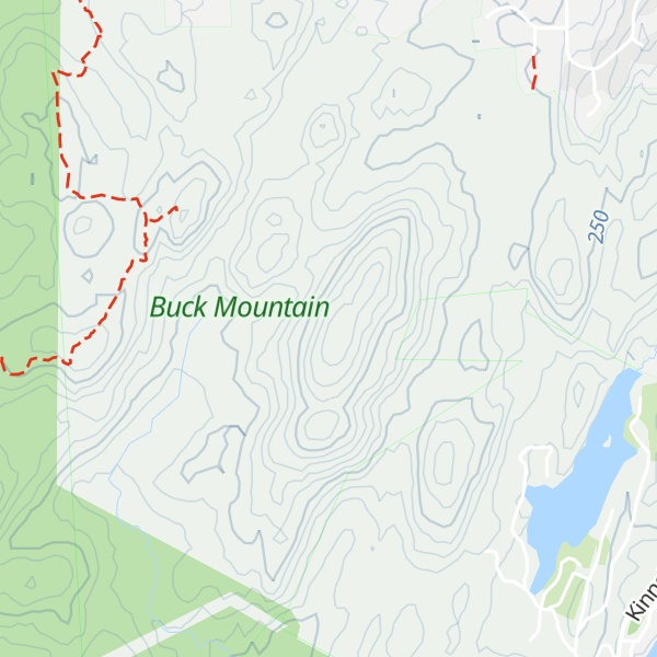 Map of Fugawe Ridge
