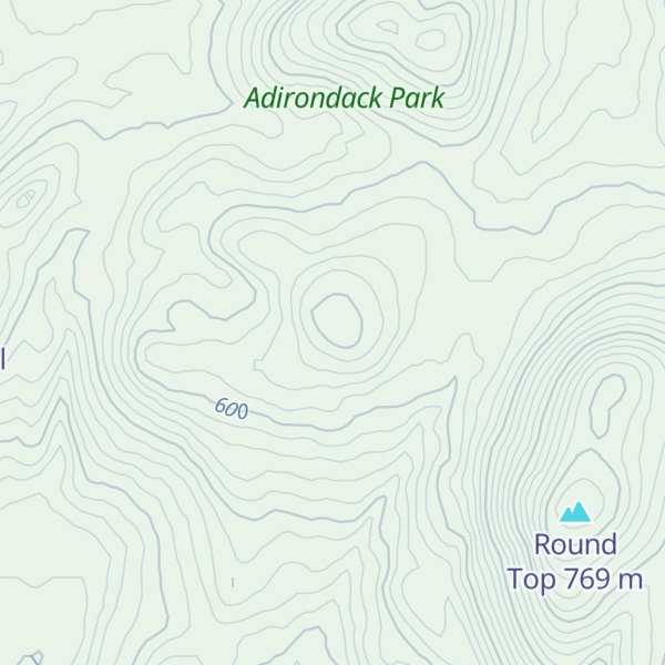 Map of Middle Hill
