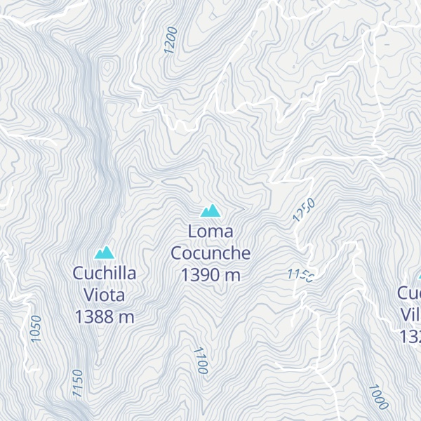 Map of Loma Cocunche