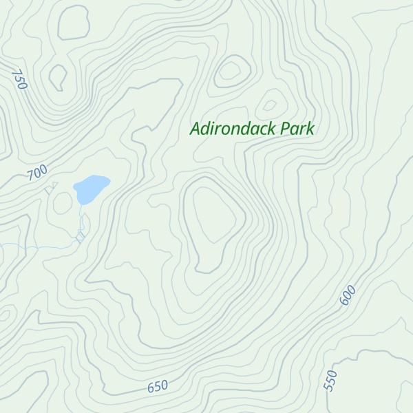 Map of Shaker Mountain