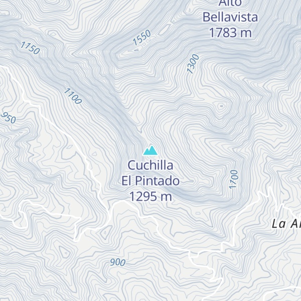 Map of Cuchilla El Pintado