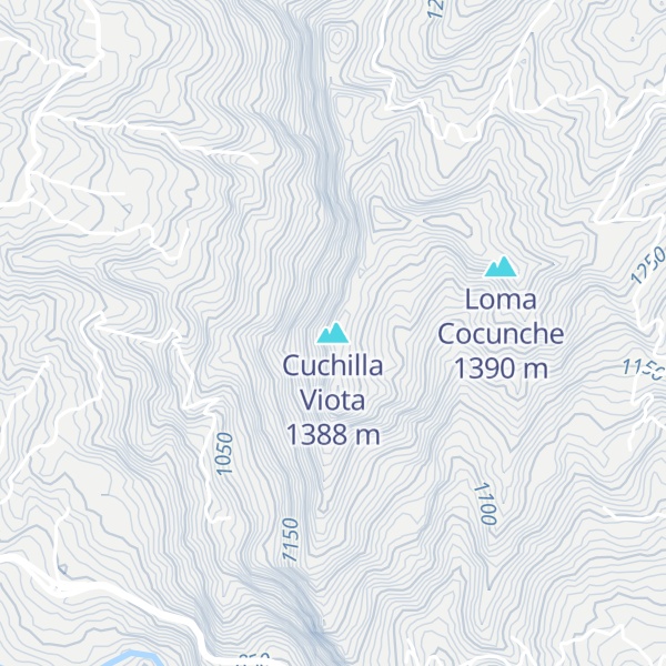 Map of Cuchilla Viota