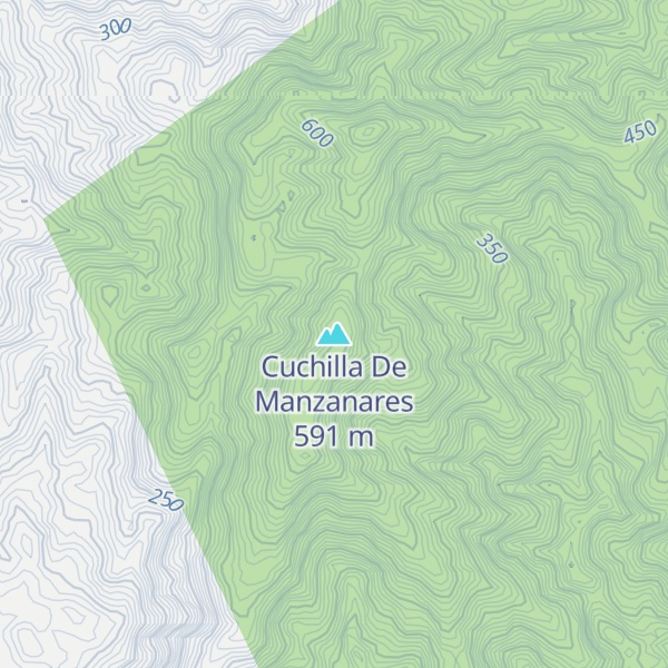 Map of Cuchilla De Manzanares