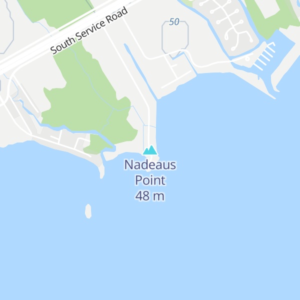 Map of Nadeaus Point
