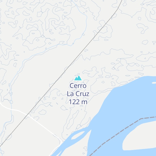Map of Cerro La Cruz