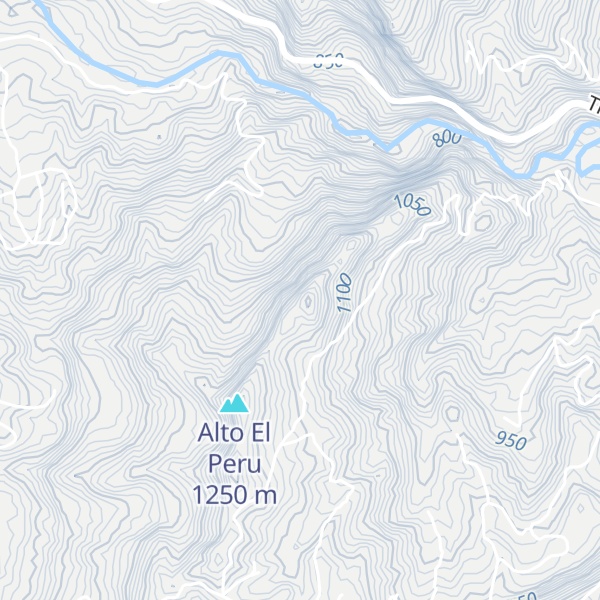 Map of Cuchilla Canoas