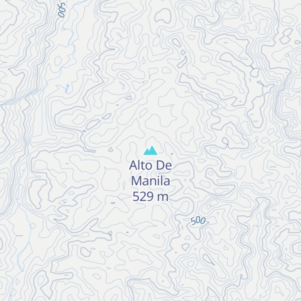 Map of Alto De Manila