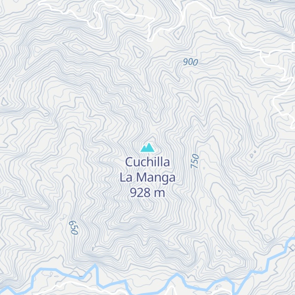 Map of Cuchilla La Manga