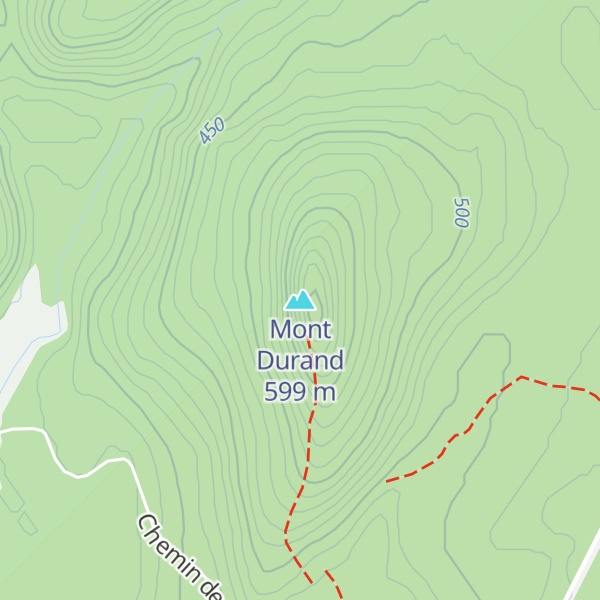 Map of Mont Durand