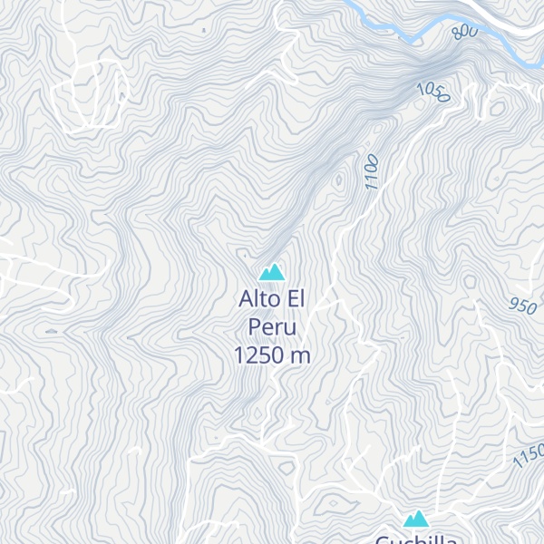 Map of Alto El Peru