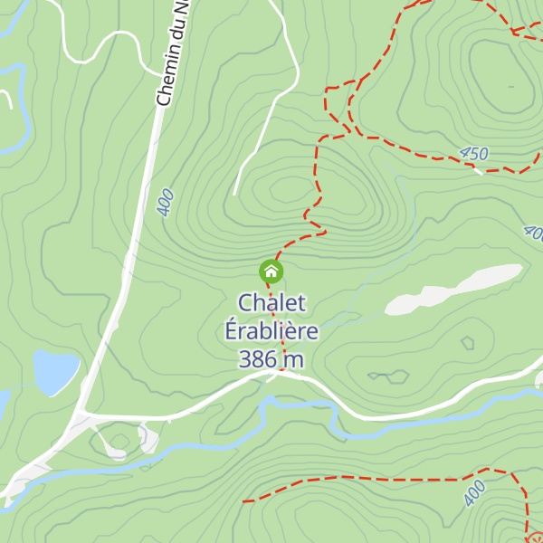 Map of Chalet Érablière