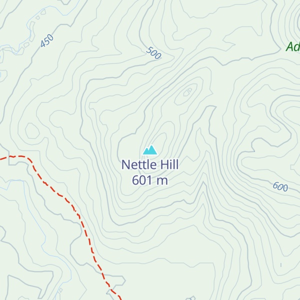 Map of Nettle Hill