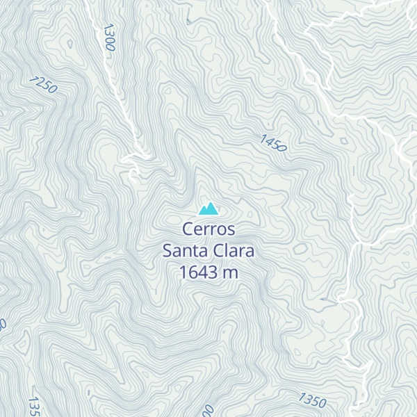 Map of Cerros Santa Clara