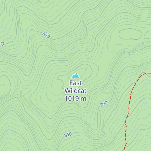 Map of East Wildcat