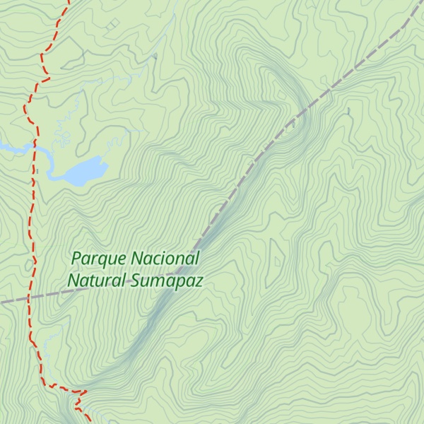 Map of Pico Cabrera