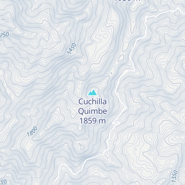 Map of Cuchilla Quimbe