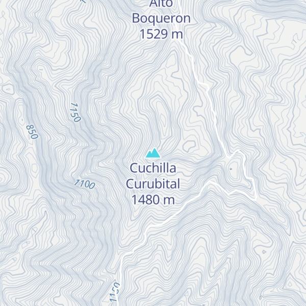 Map of Cuchilla Curubital