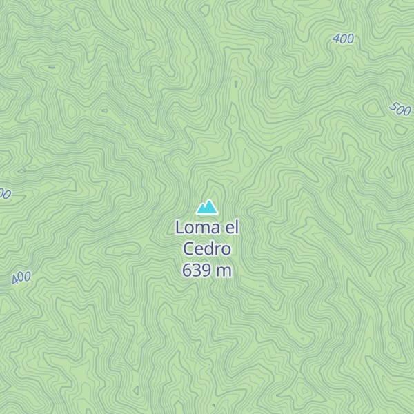 Map of Loma el Cedro