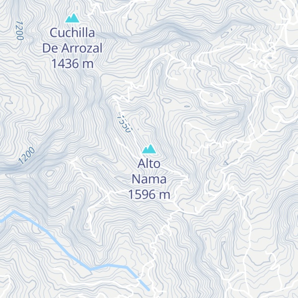 Map of Alto Nama