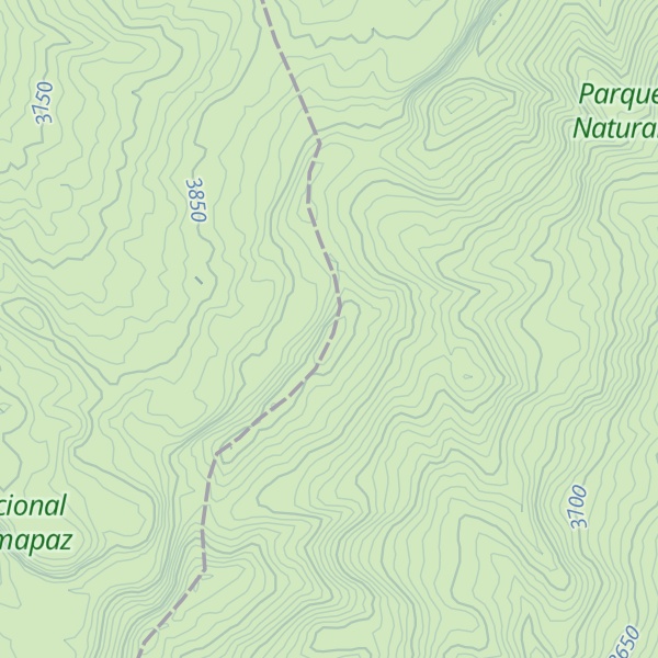 Map of Cerro Casualeja