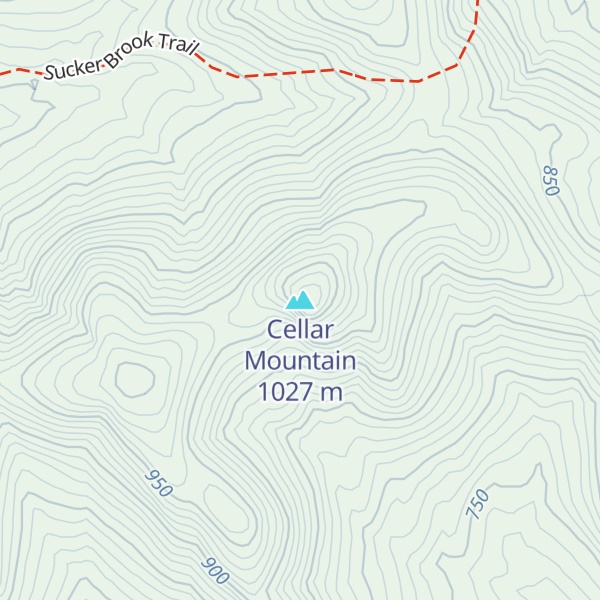 Map of Cellar Mountain