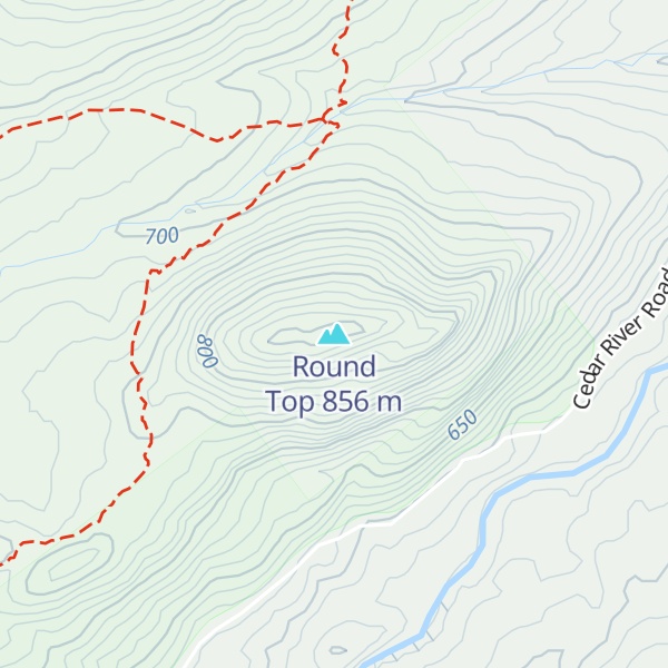 Map of Round Top