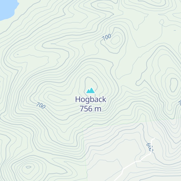 Map of Hogback