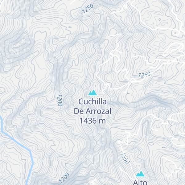 Map of Cuchilla De Arrozal