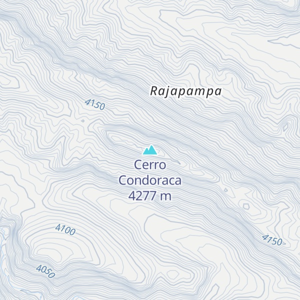 Map of Cerro Condoraca