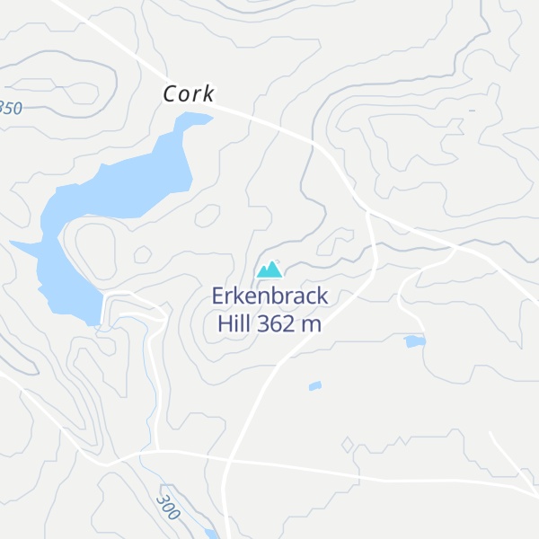 Map of Erkenbrack Hill