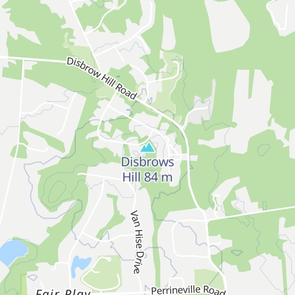 Map of Disbrows Hill