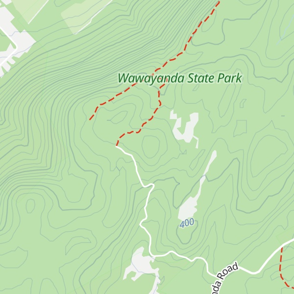 Map of Wawayanda Mountain