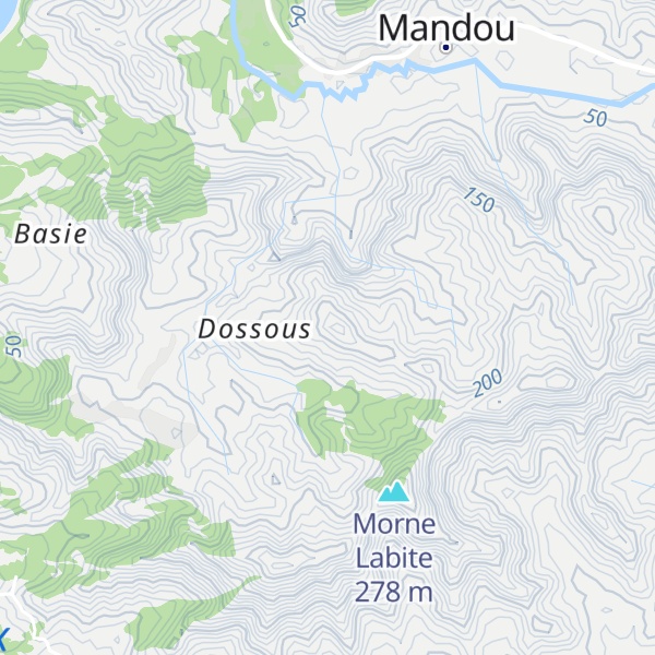 Map of Morne Table