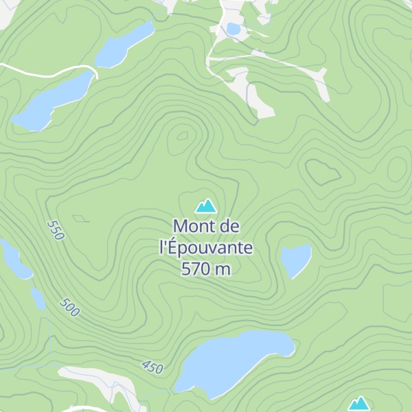 Map of Mont de l'Épouvante