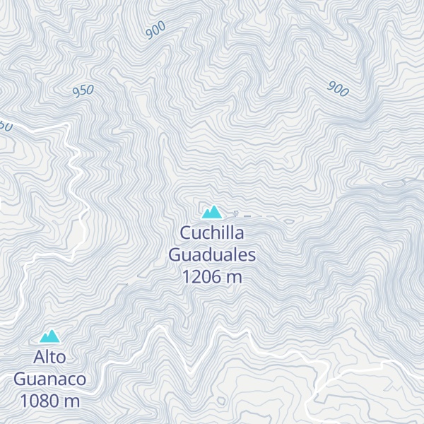 Map of Cuchilla Guaduales