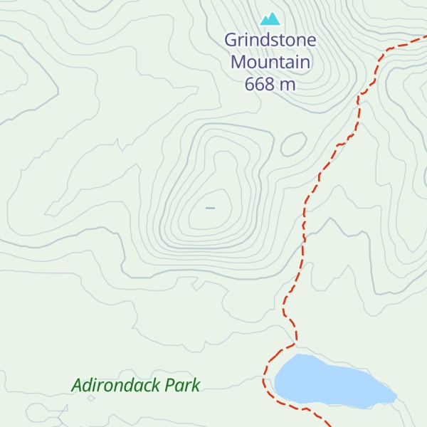 Map of Long Mountain