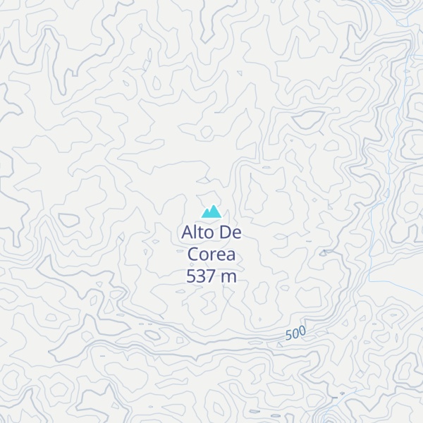 Map of Alto De Corea