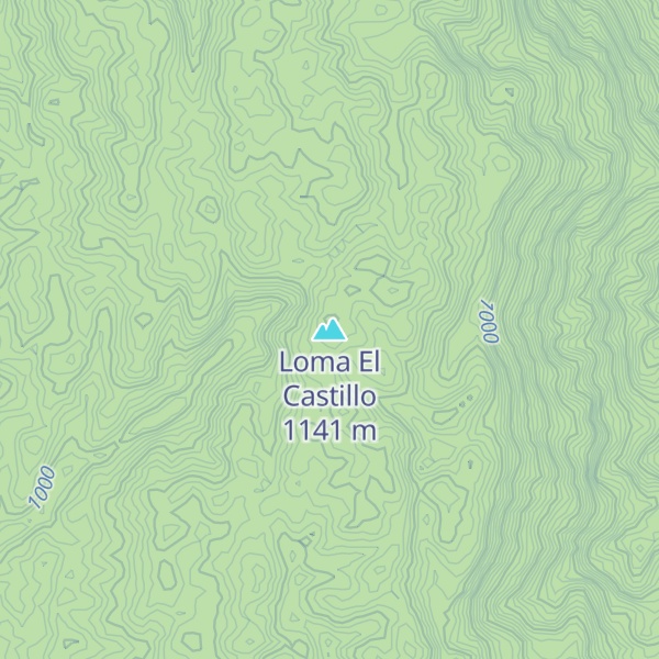 Map of Loma El Castillo