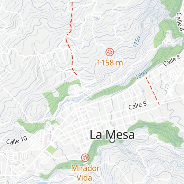 Map of Villa San Nicolas