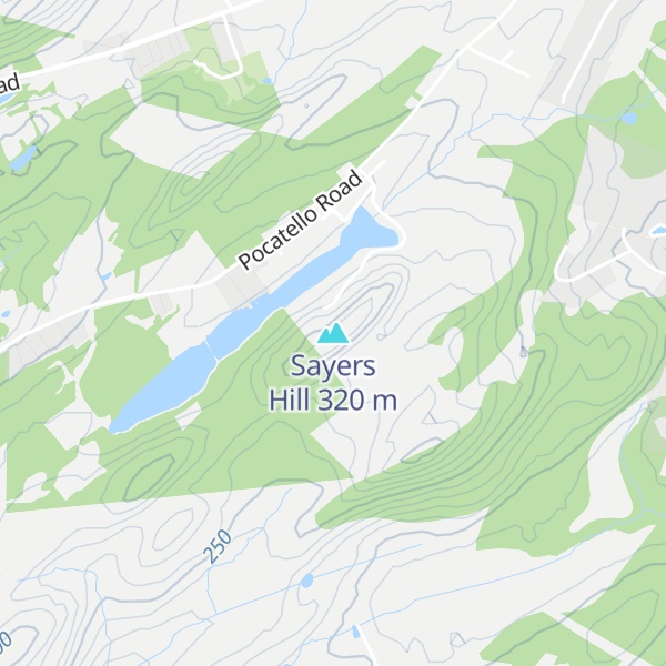 Map of Sayers Hill