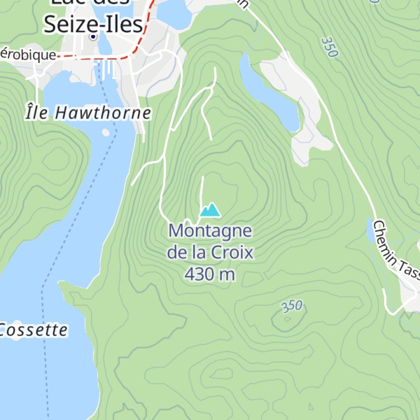 Map of Montagne de la Croix