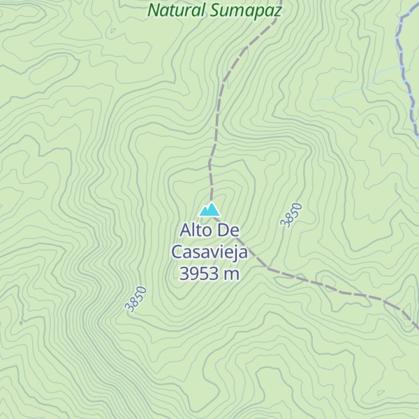 Map of Alto De Casavieja