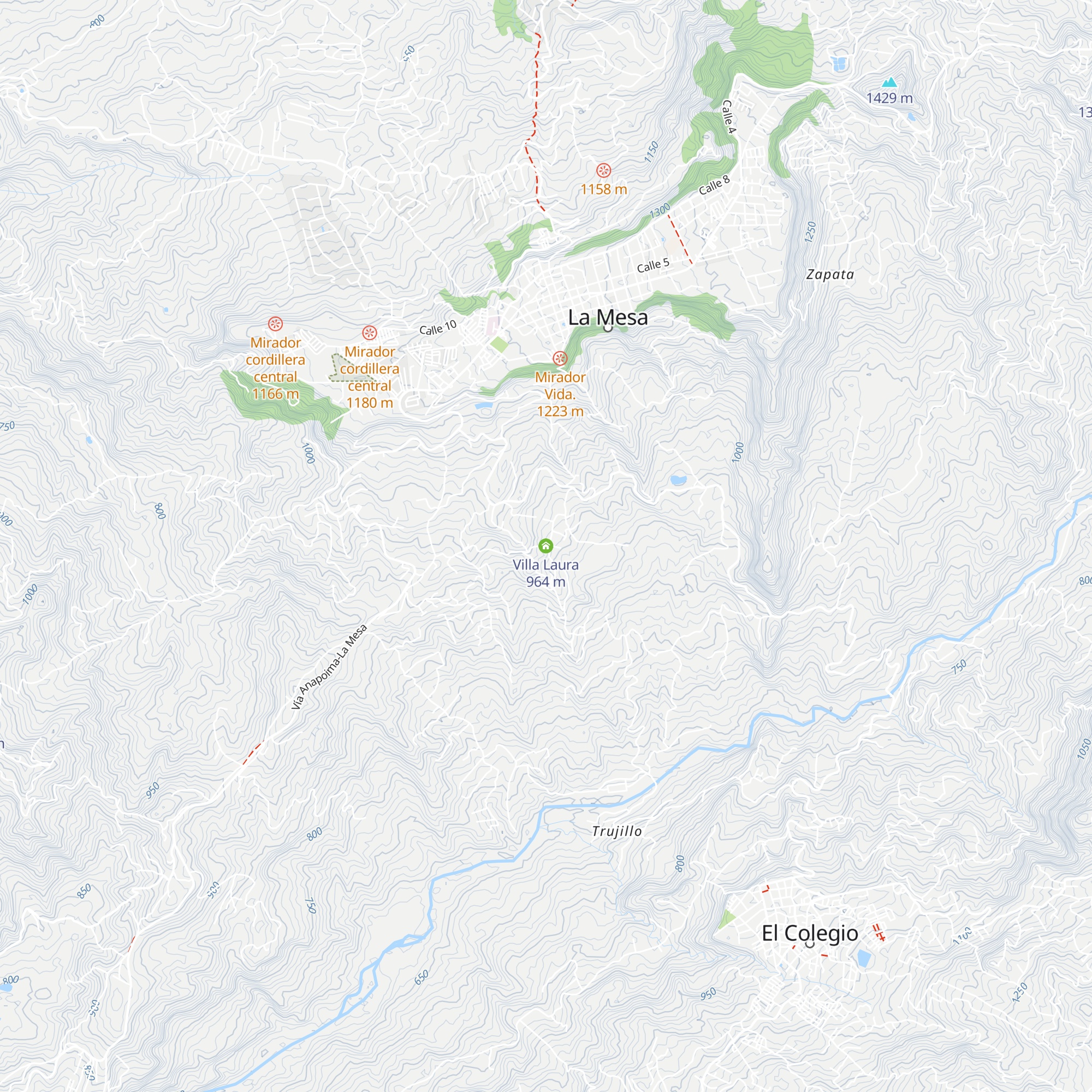 Villa Laura map
