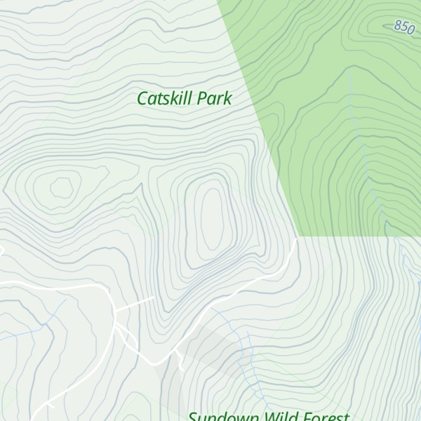 Map of Woodhull Mountain