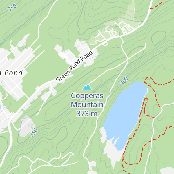Map of Copperas Mountain