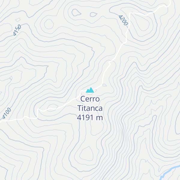 Map of Cerro Titanca