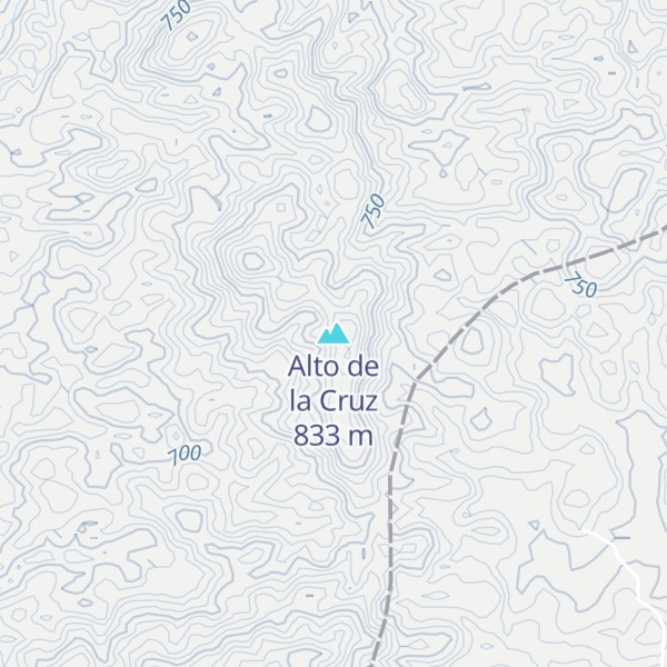 Map of Alto de la Cruz