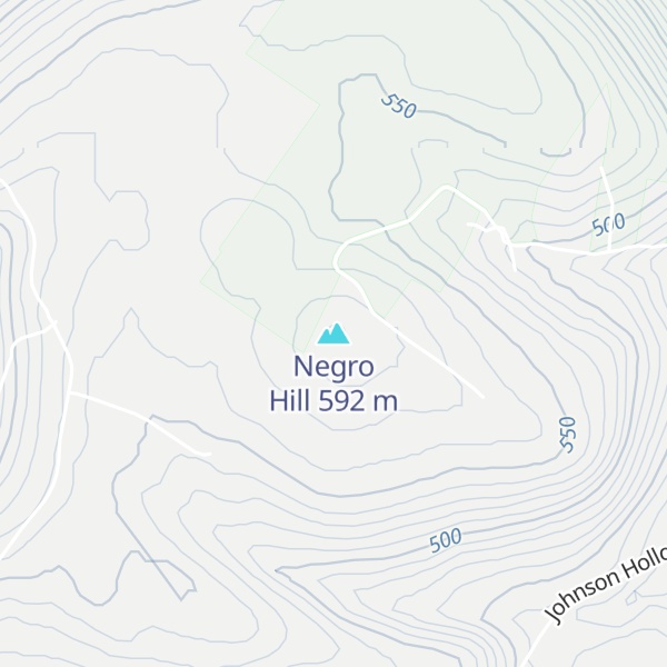 Map of Negro Hill
