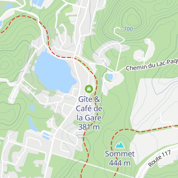 Map of Gîte & Café de la Gare
